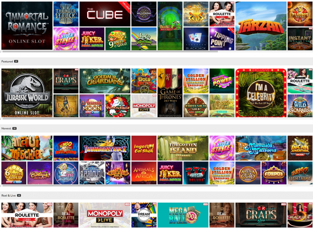 Casino Slots and Games